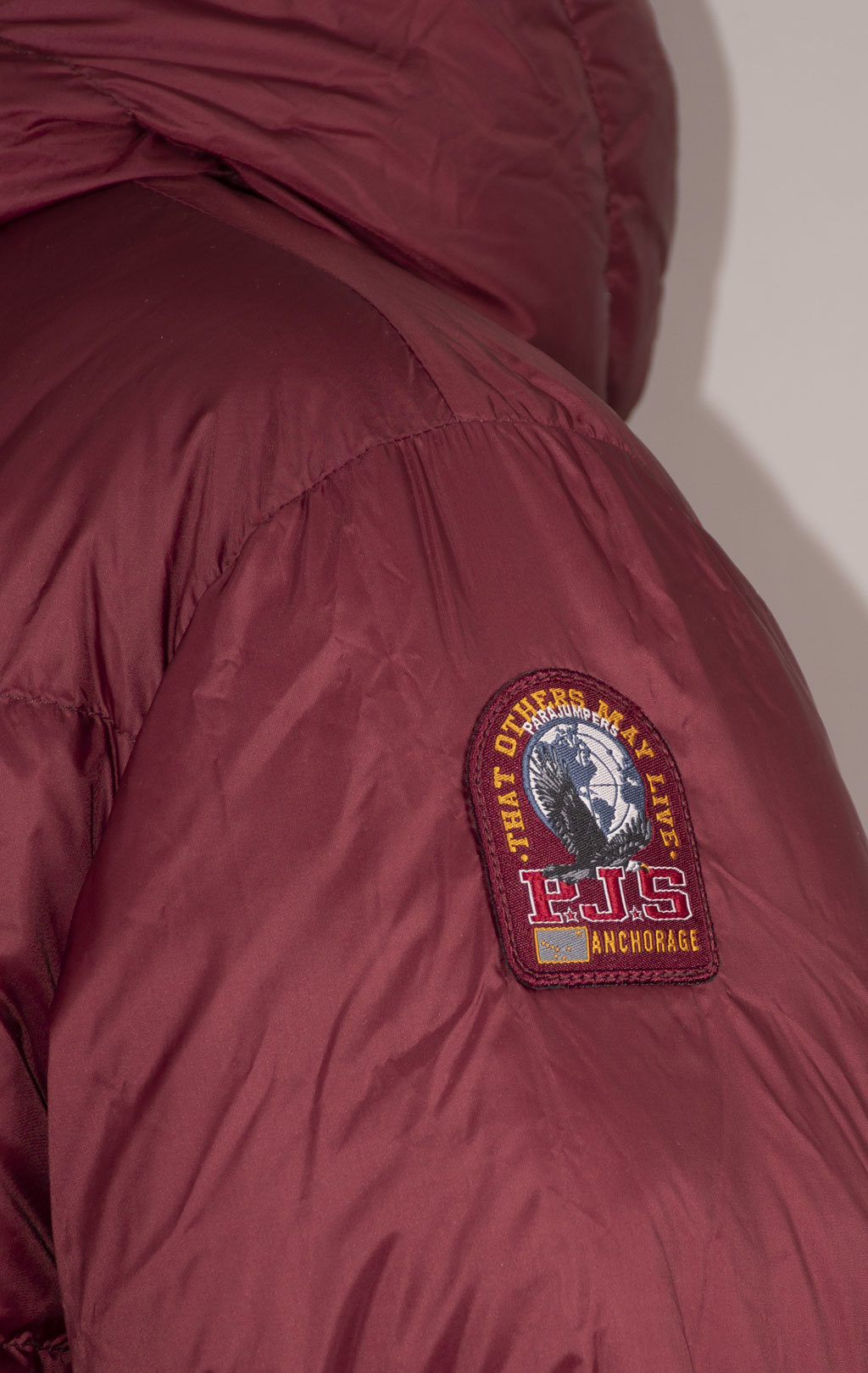 Женское пальто пуховое PARAJUMPERS SLEEPING BAG двустороннее FW 24/25 cerise-amarone 