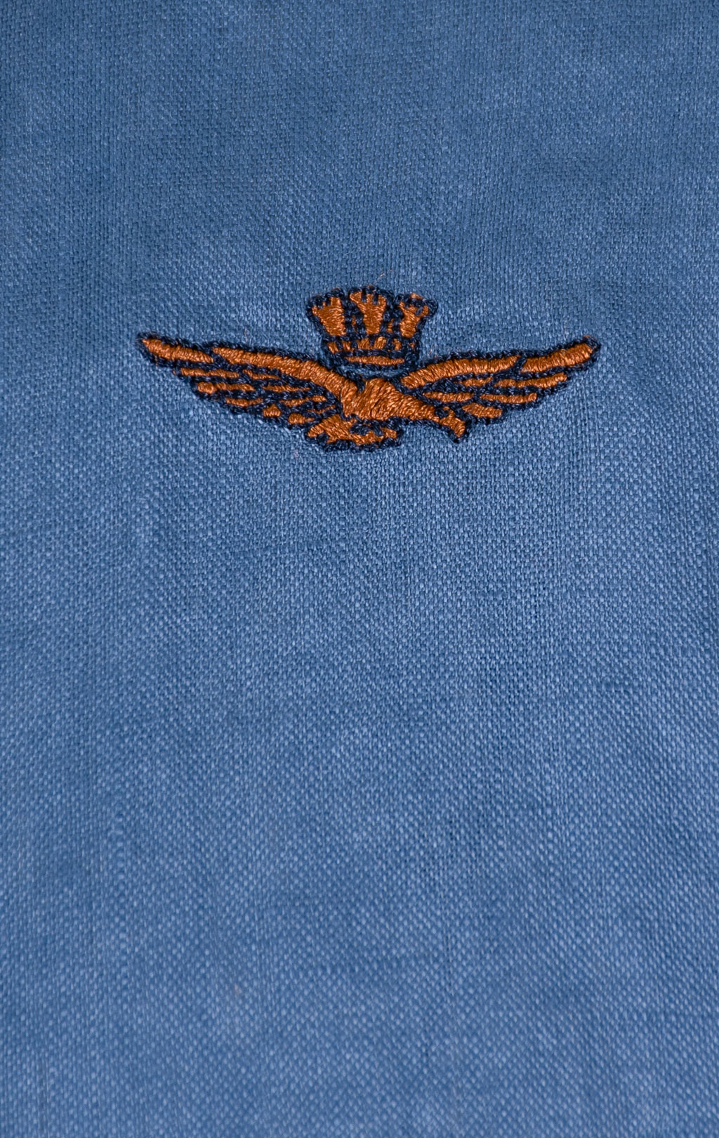 Рубашка AERONAUTICA MILITARE SS 26/BD dusty blue (CA 1321) 