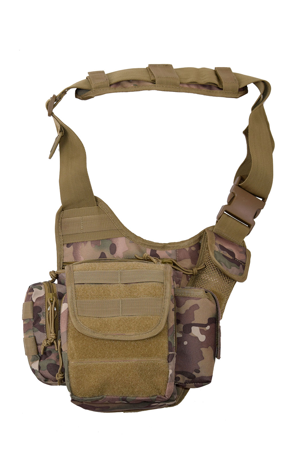 Сумка через плечо тактическая Mil-Tec Sling Bag Multifunction 18x10x20 multicam 