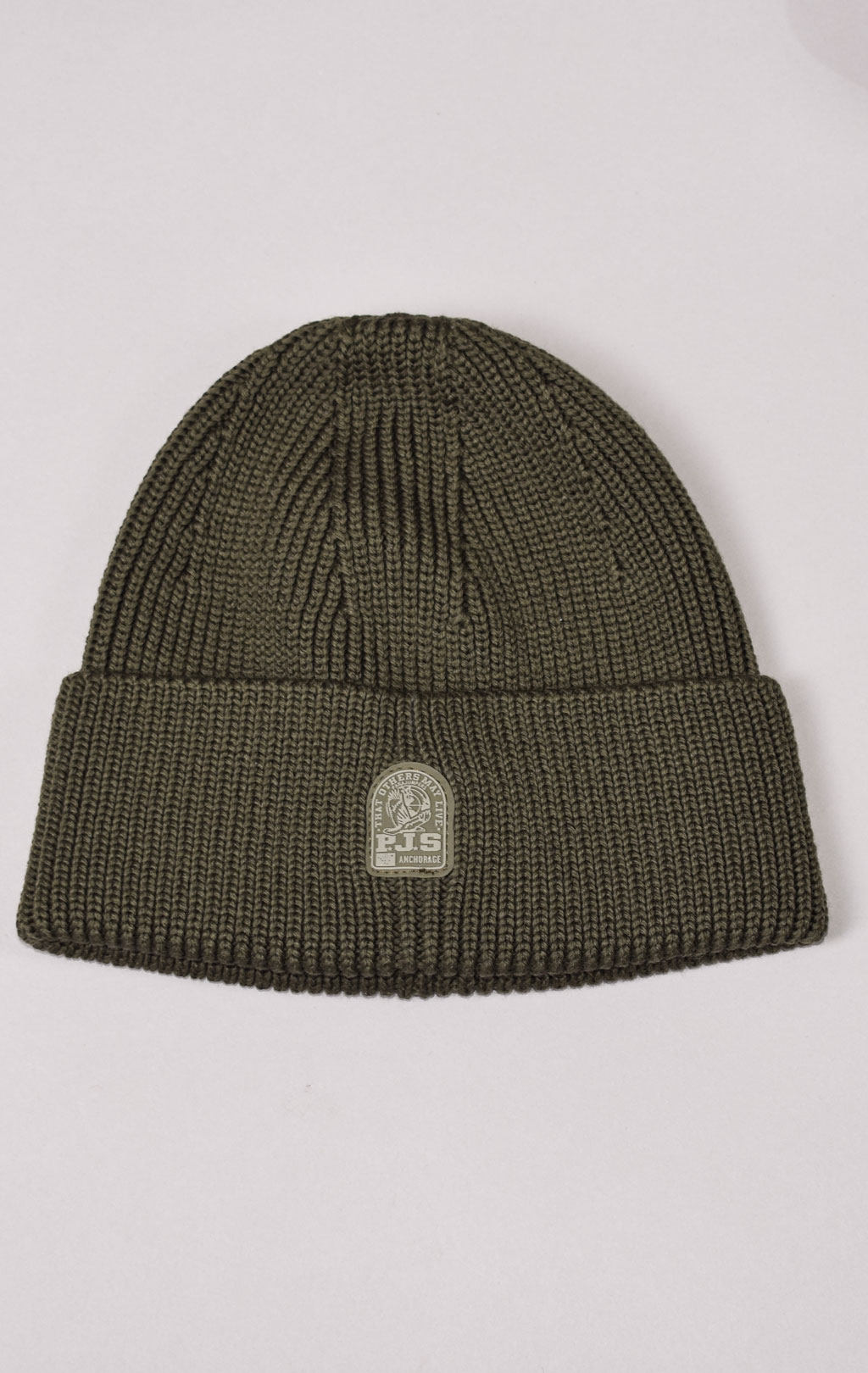 Шапка вязаная PARAJUMPERS PLAIN BEANIE FW 21/22 fisherman 