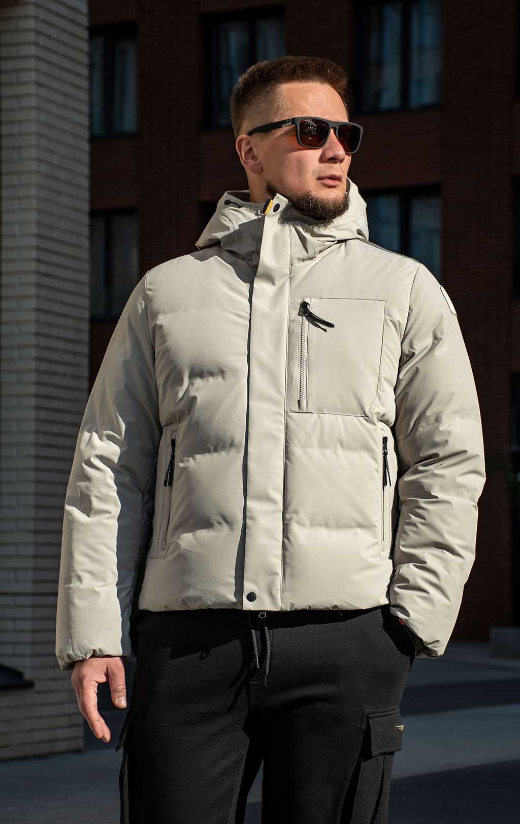 Куртка-пуховик PARAJUMPERS TAIGA FW 25/26 chateau grey 
