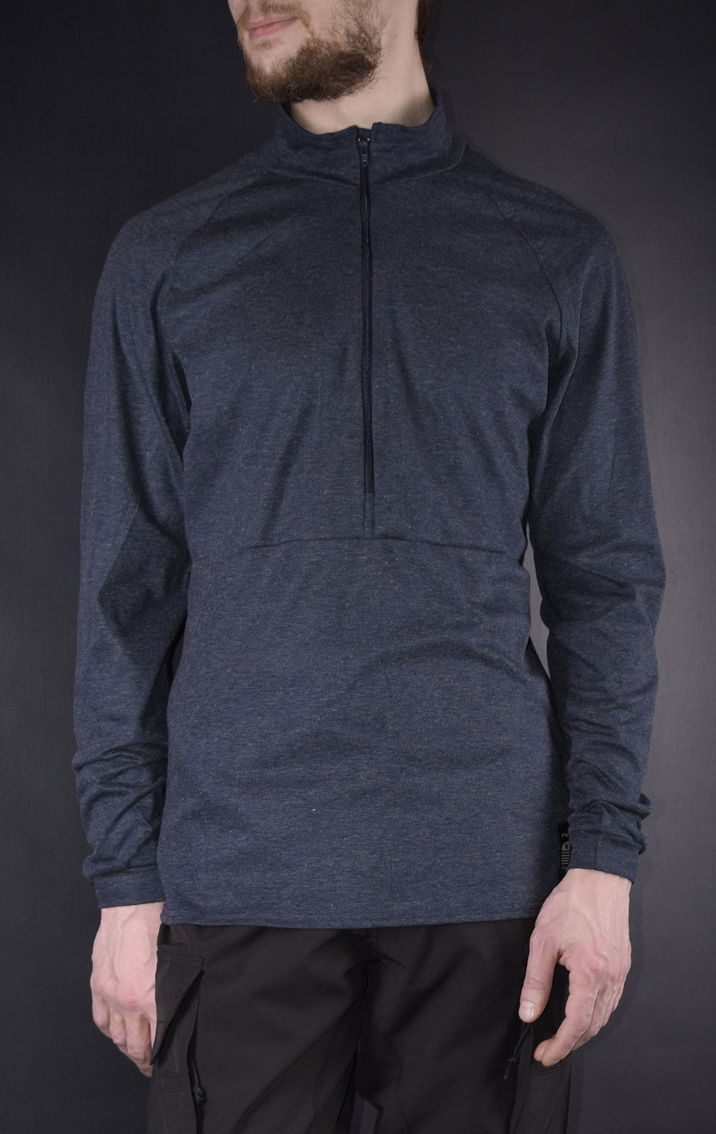 Термобельё кофта армейская Potomac modal acrylic/Poly zipp navy США