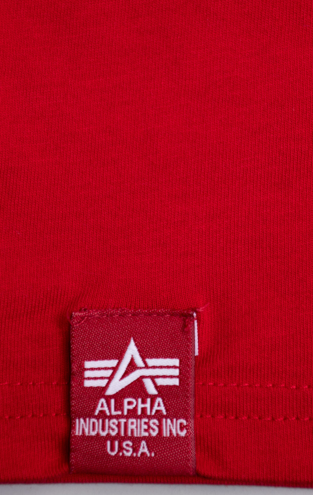 Футболка ALPHA INDUSTRIES NASA MISSION TO MARS T speed red 
