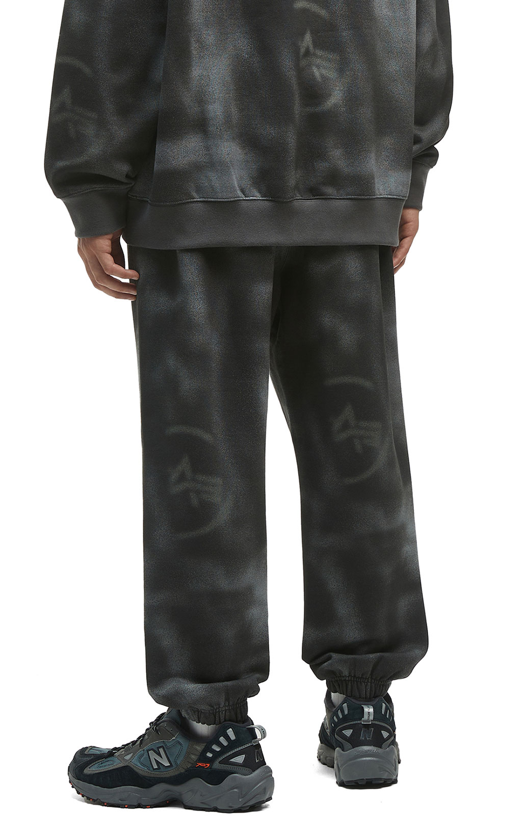 Брюки спортивные джоггеры ALPHA INDUSTRIES UNFRM WASHED SWEATPANTS FW 25/26 gray M001153 