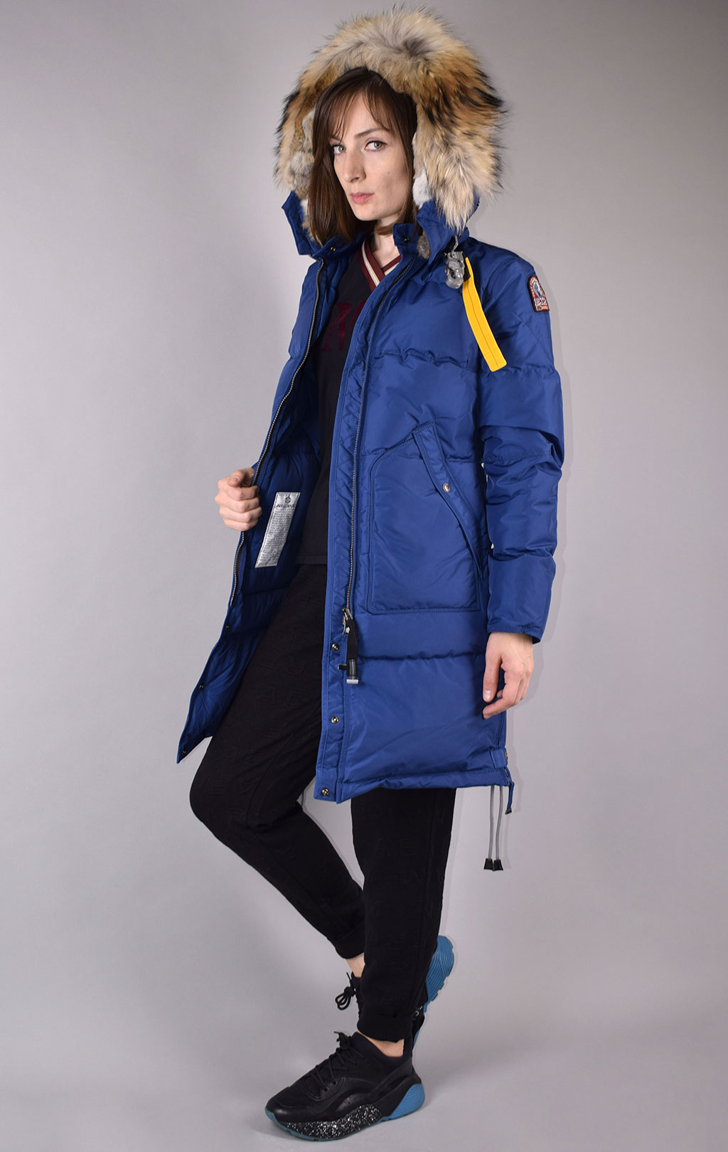 Женская куртка-пуховик PARAJUMPERS LONG BEAR FW 19/20 navy peony 