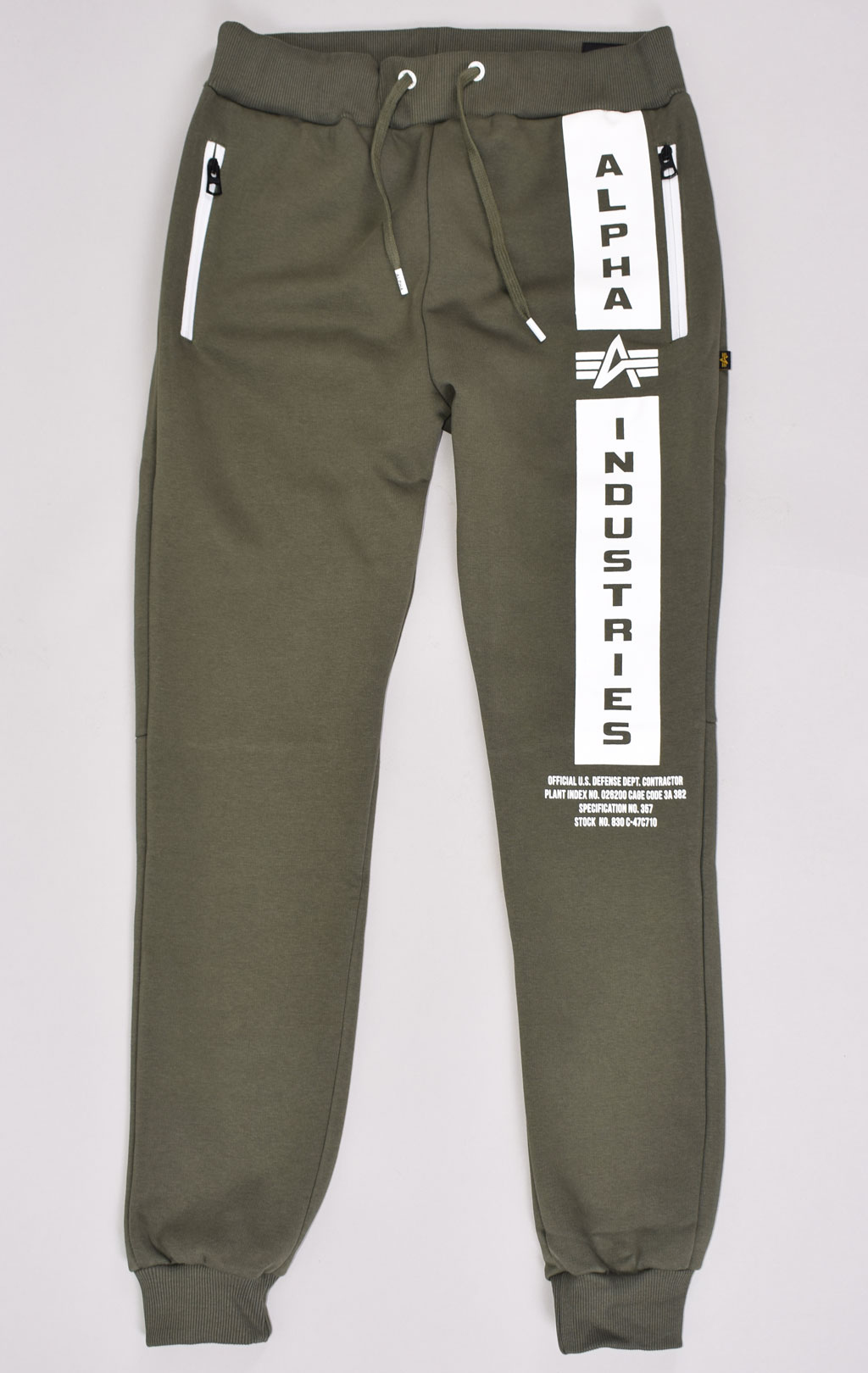 Брюки спортивные джоггеры ALPHA INDUSTRIES DEFENCE JOGGER dark olive 