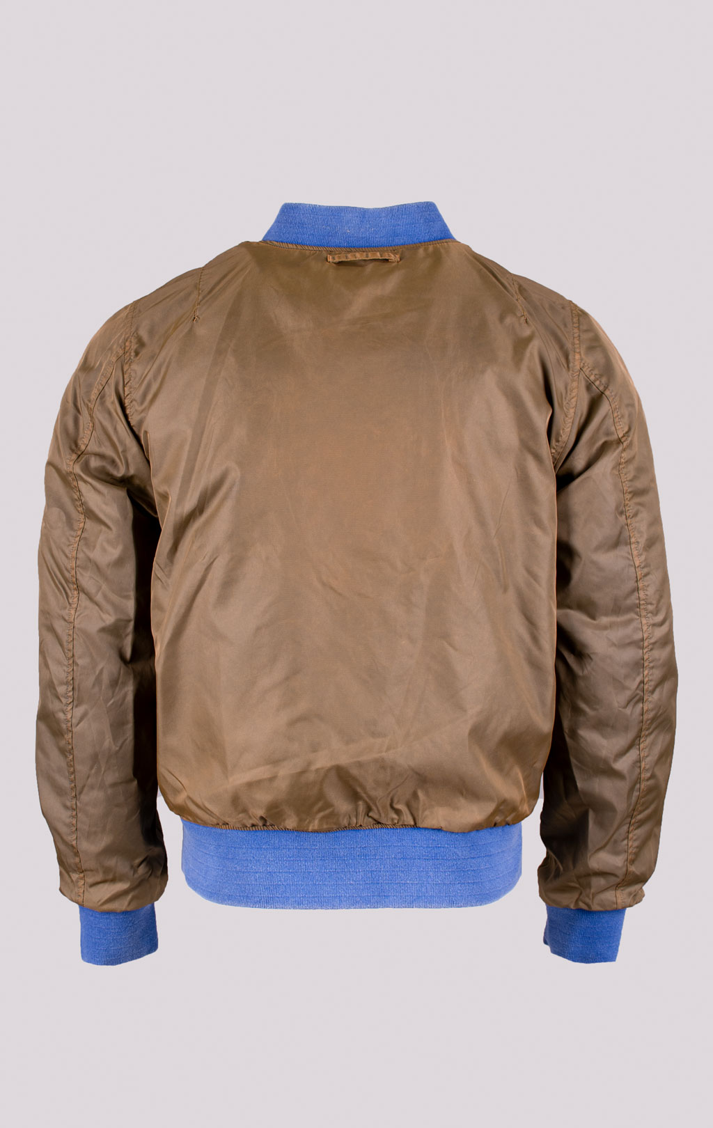 Ветровка-бомбер ALPHA INDUSTRIES L-2B FEAR THE BONES BATTLEWASH FW 21 m light navy 
