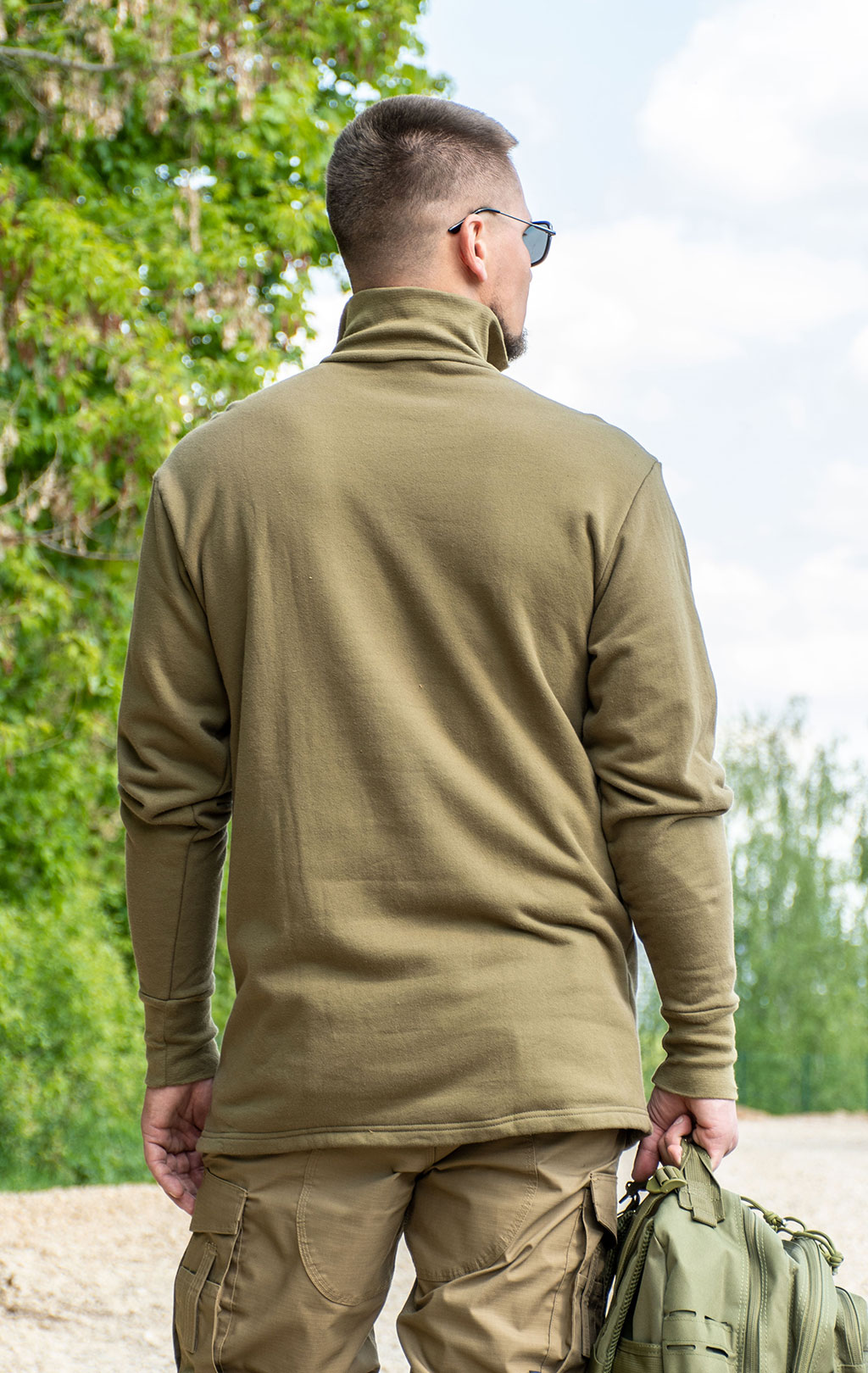 Бельё нательное фуфайка хлопок80%/полиэстер20% olive Голландия