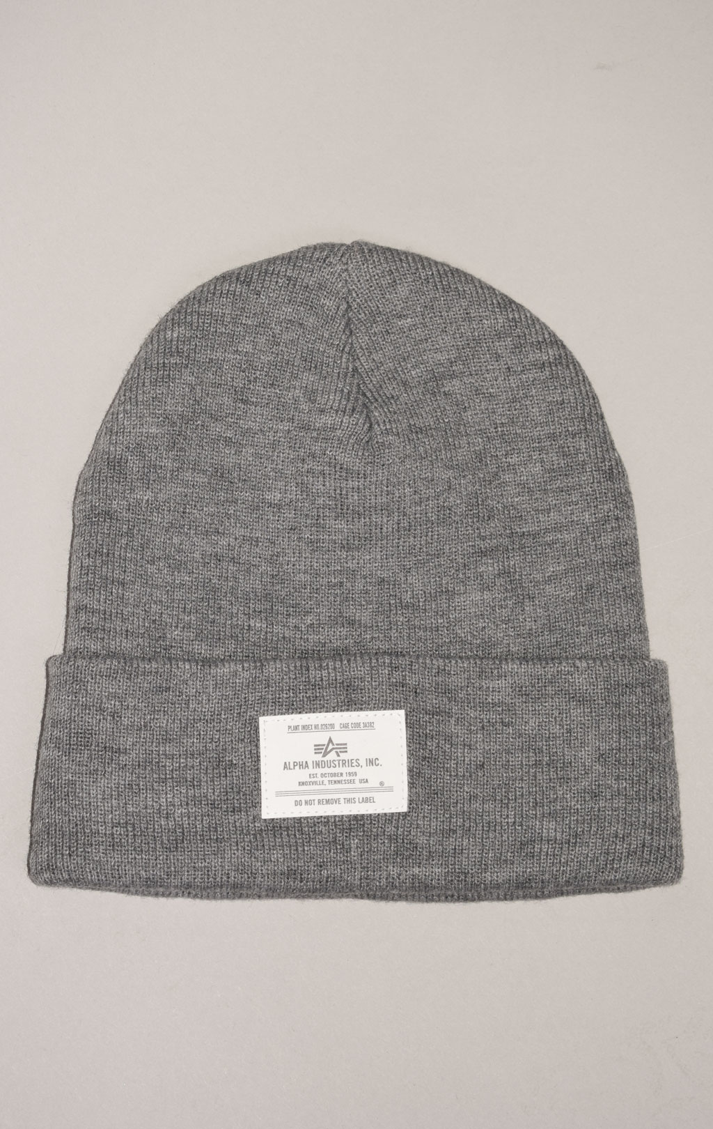 Шапка ALPHA INDUSTRIES ESSENTIAL BEANIE FW 22/23 medium charcoal heather 