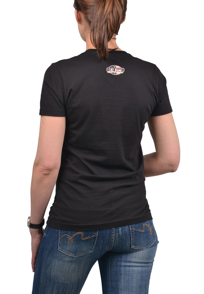 Женская футболка 7.62 DOOMSDAY DAMSEL black (005-437) 