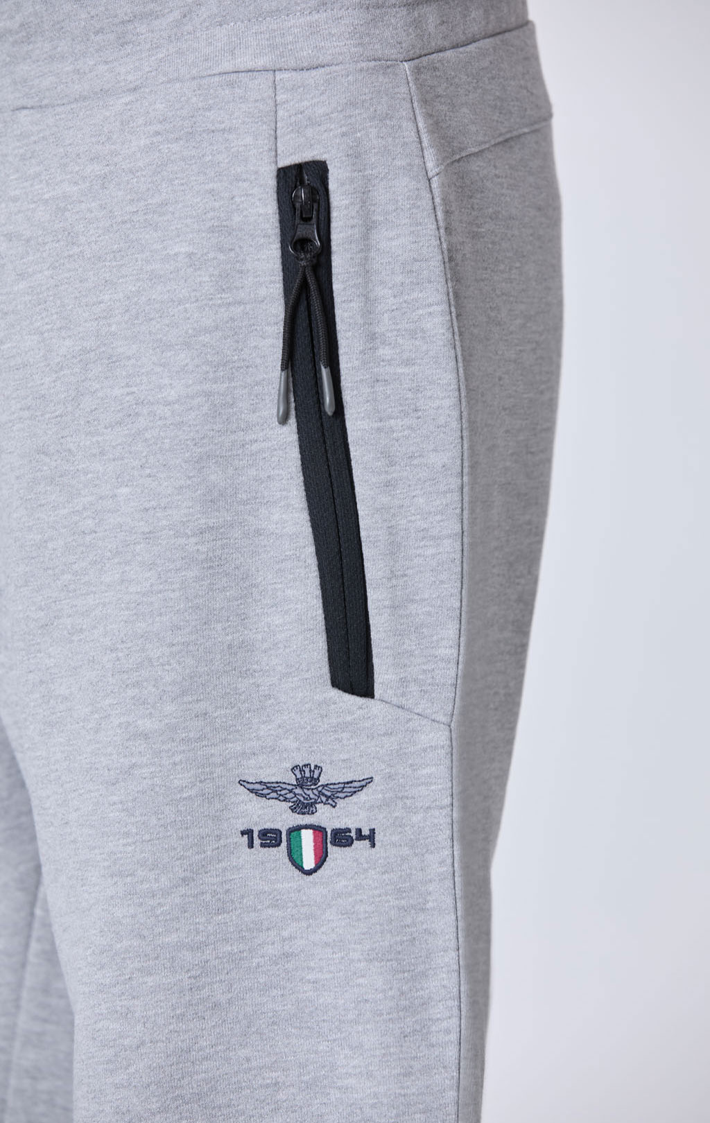 Шорты трикотажные AERONAUTICA MILITARE SS 25 m/TR grigio melange (BA 014) 