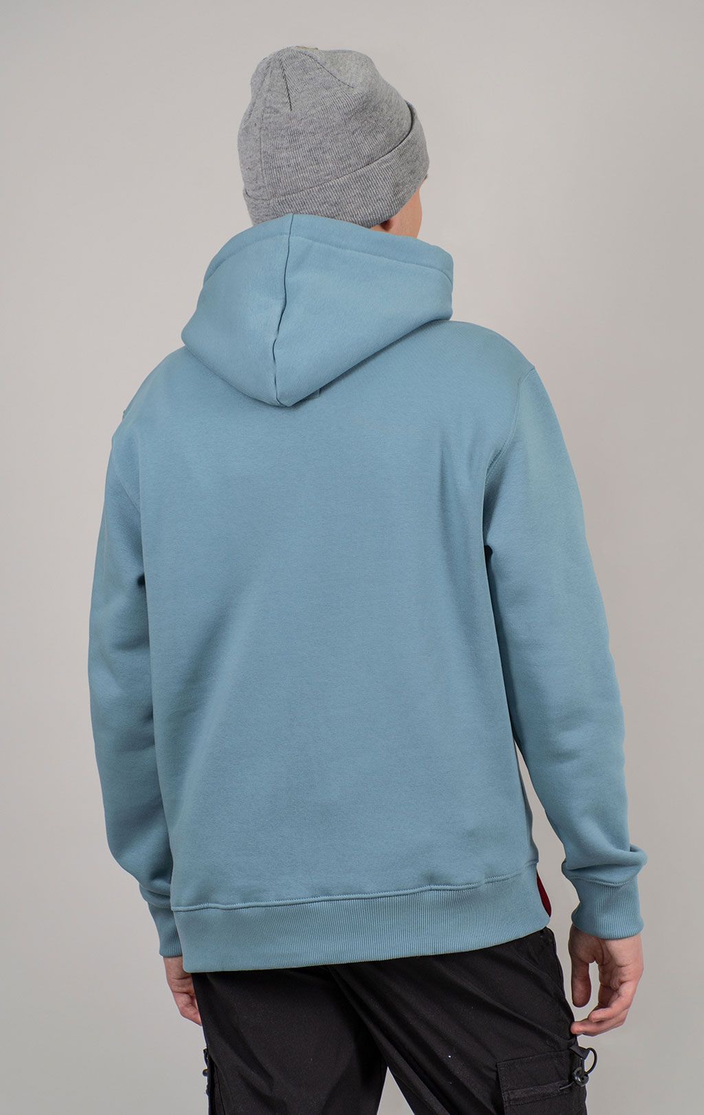 Толстовка ALPHA INDUSTRIES BASIC HOODY greyblue 