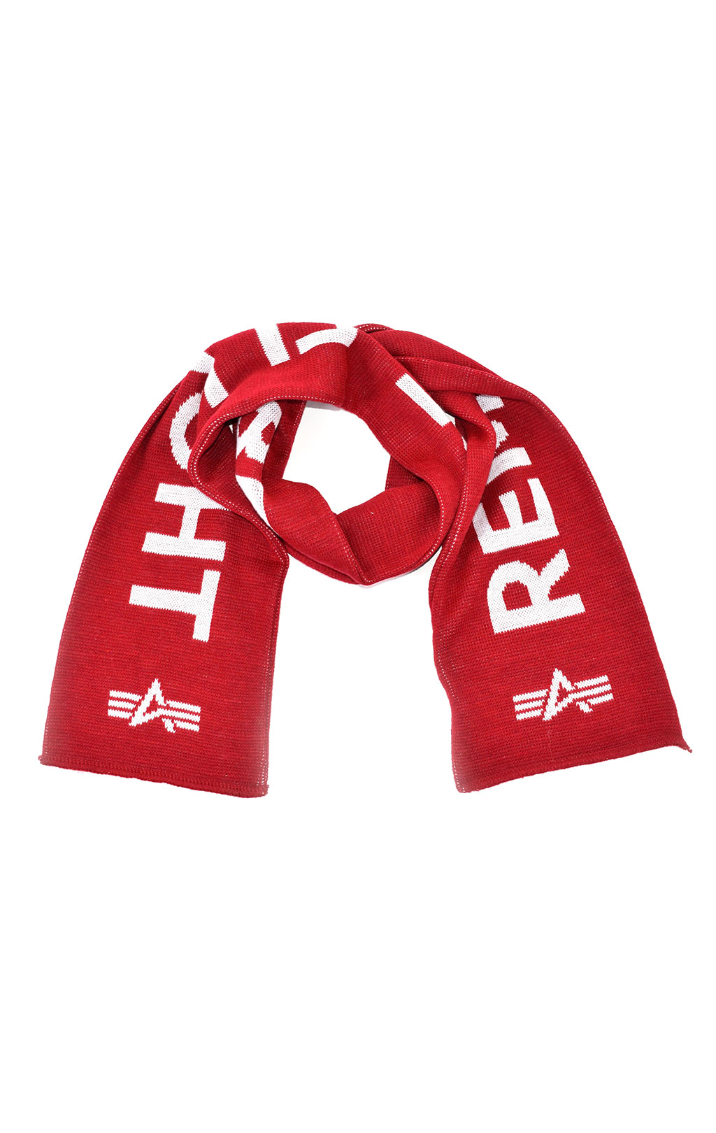Шарф ALPHA INDUSTRIES REMOVE BEFORE FLIGHT red 