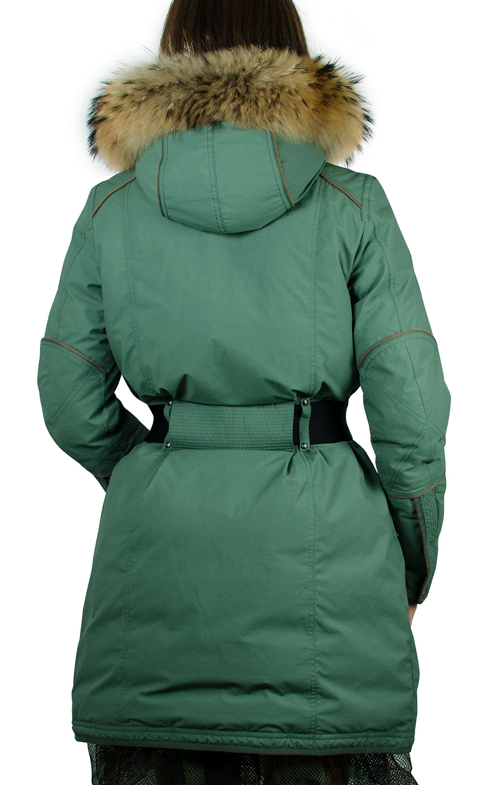 Женское пальто пуховое PARAJUMPERS BORAH green moss 