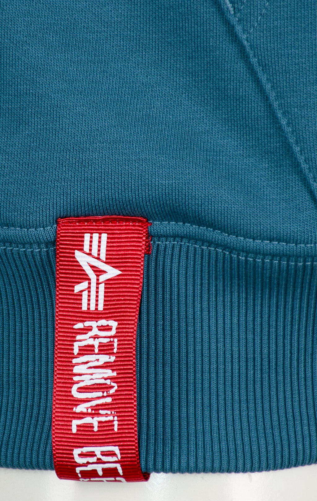 Толстовка ALPHA INDUSTRIES BASIC HOODY SMALL LOGO vintage marine 