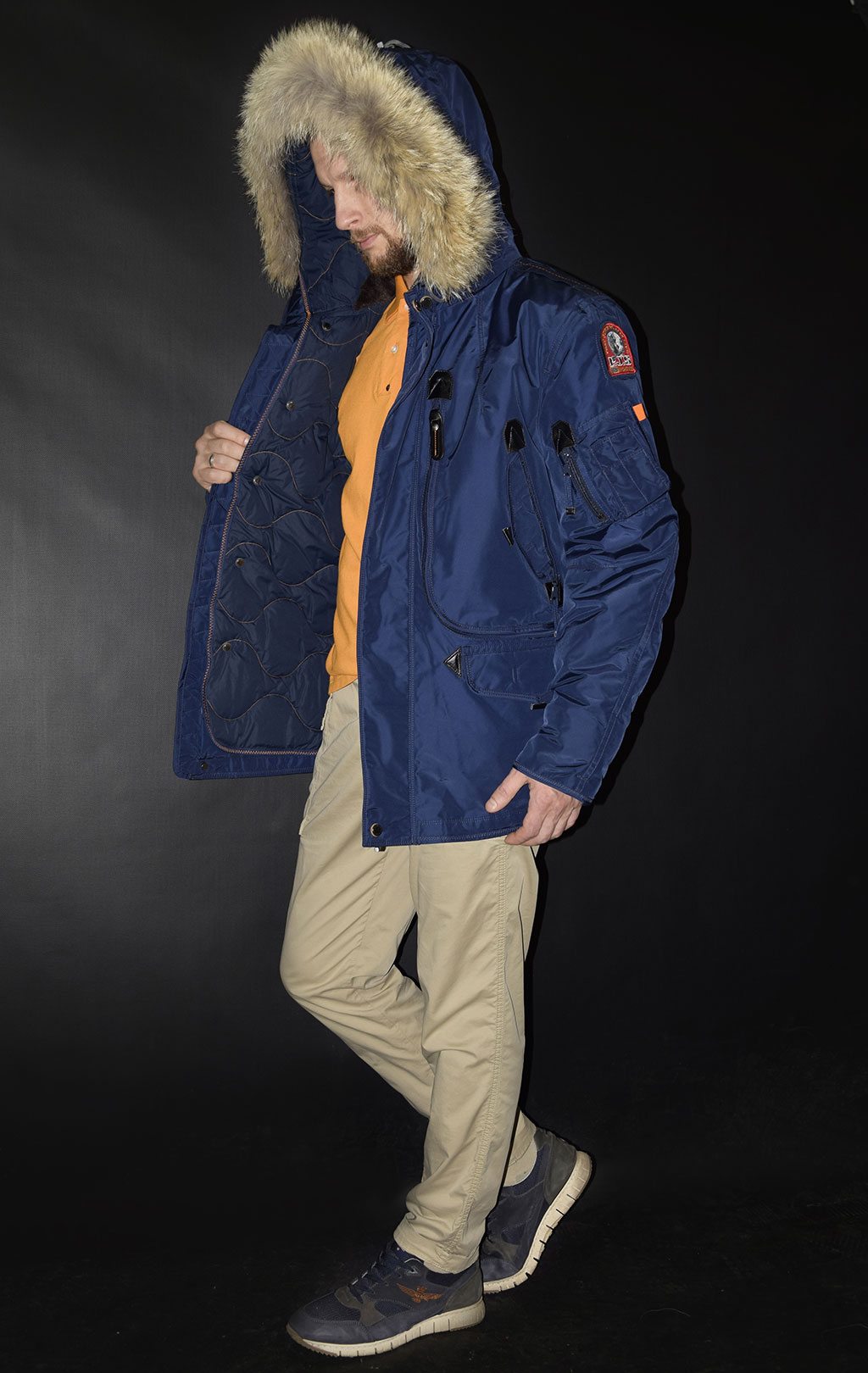 Аляска-пуховик PARAJUMPERS RIGHT HAND cadet blue 