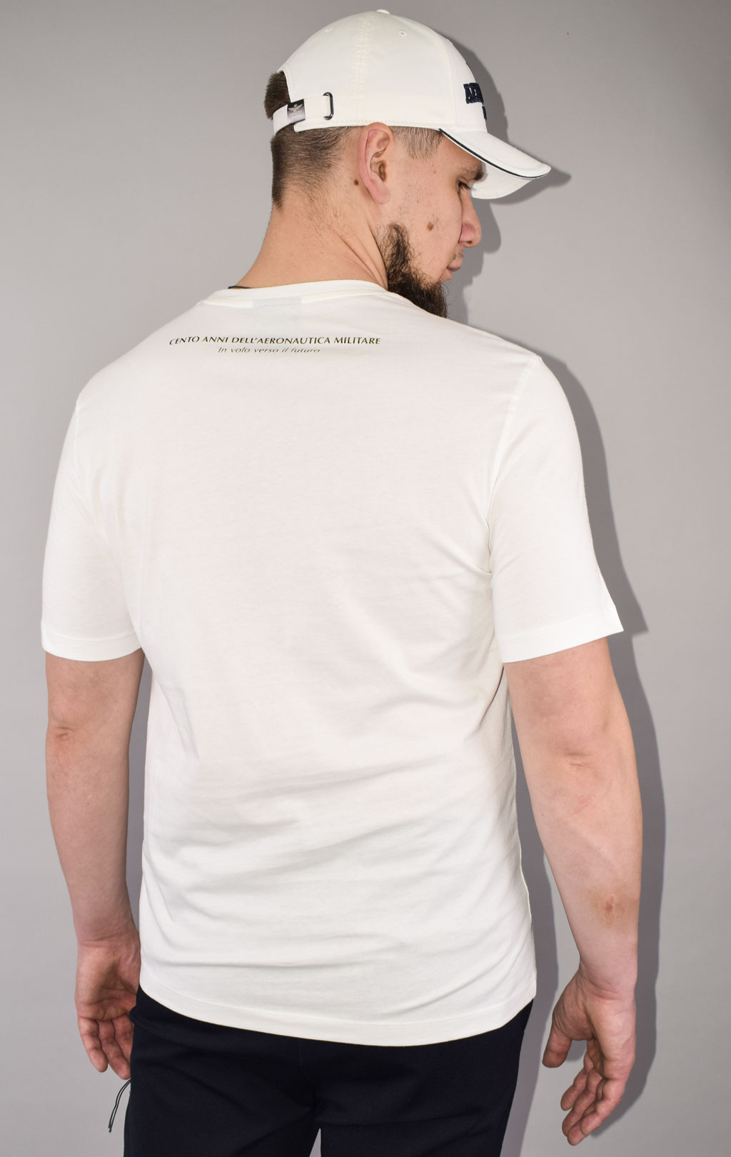 Футболка AERONAUTICA MILITARE SS 23/TR off white (TS 2118)