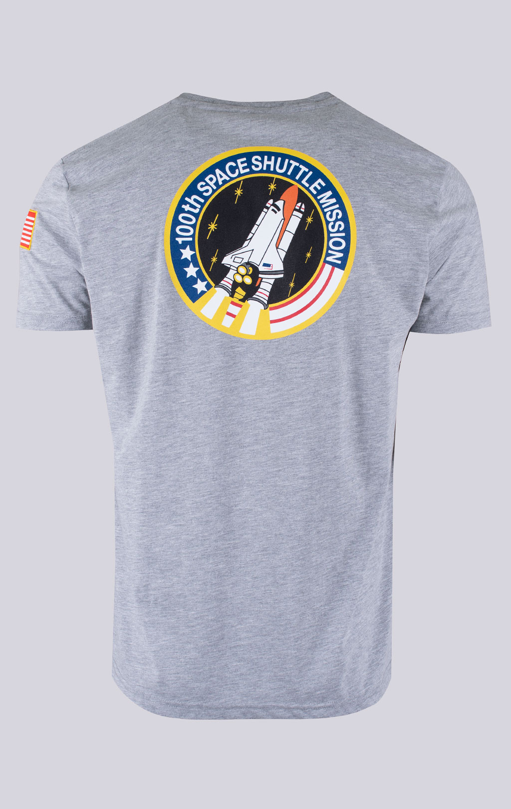 Футболка ALPHA INDUSTRIES NASA SPACE SHUTTLE T grey heather 