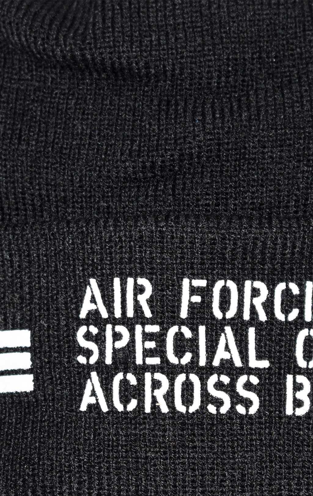 Шапка ALPHA INDUSTRIES AIR FORCE BEANIE black 