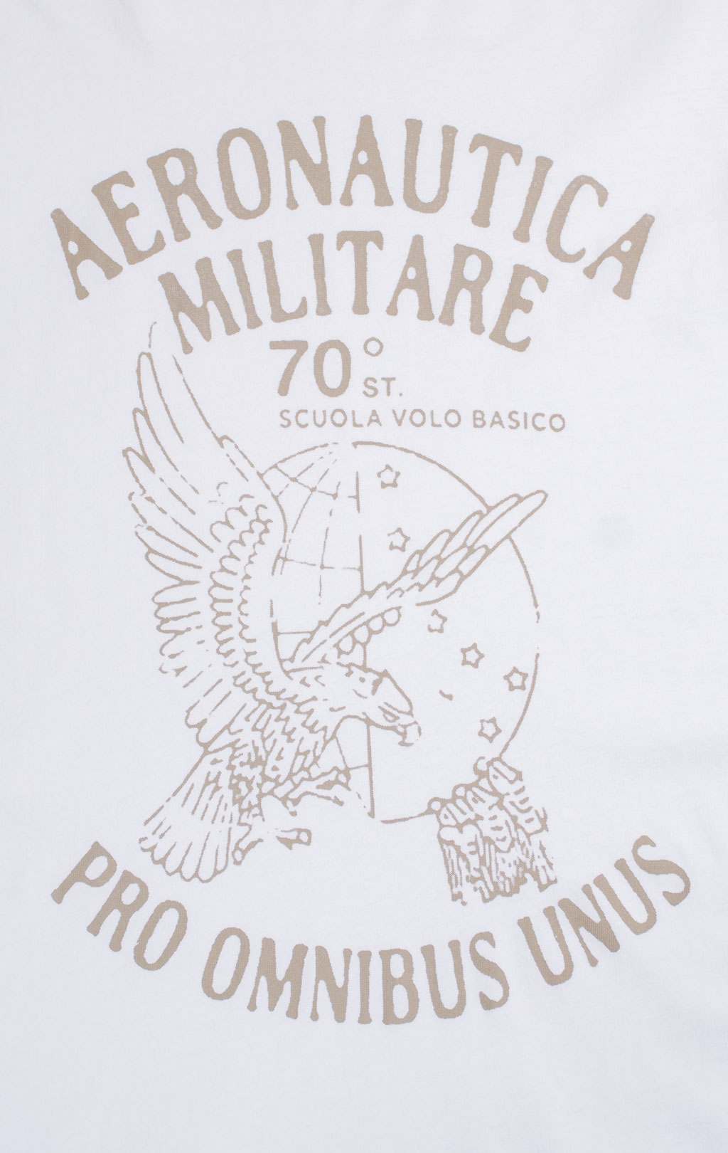 Футболка AERONAUTICA MILITARE SS 26/BD off white (TS 2542) 