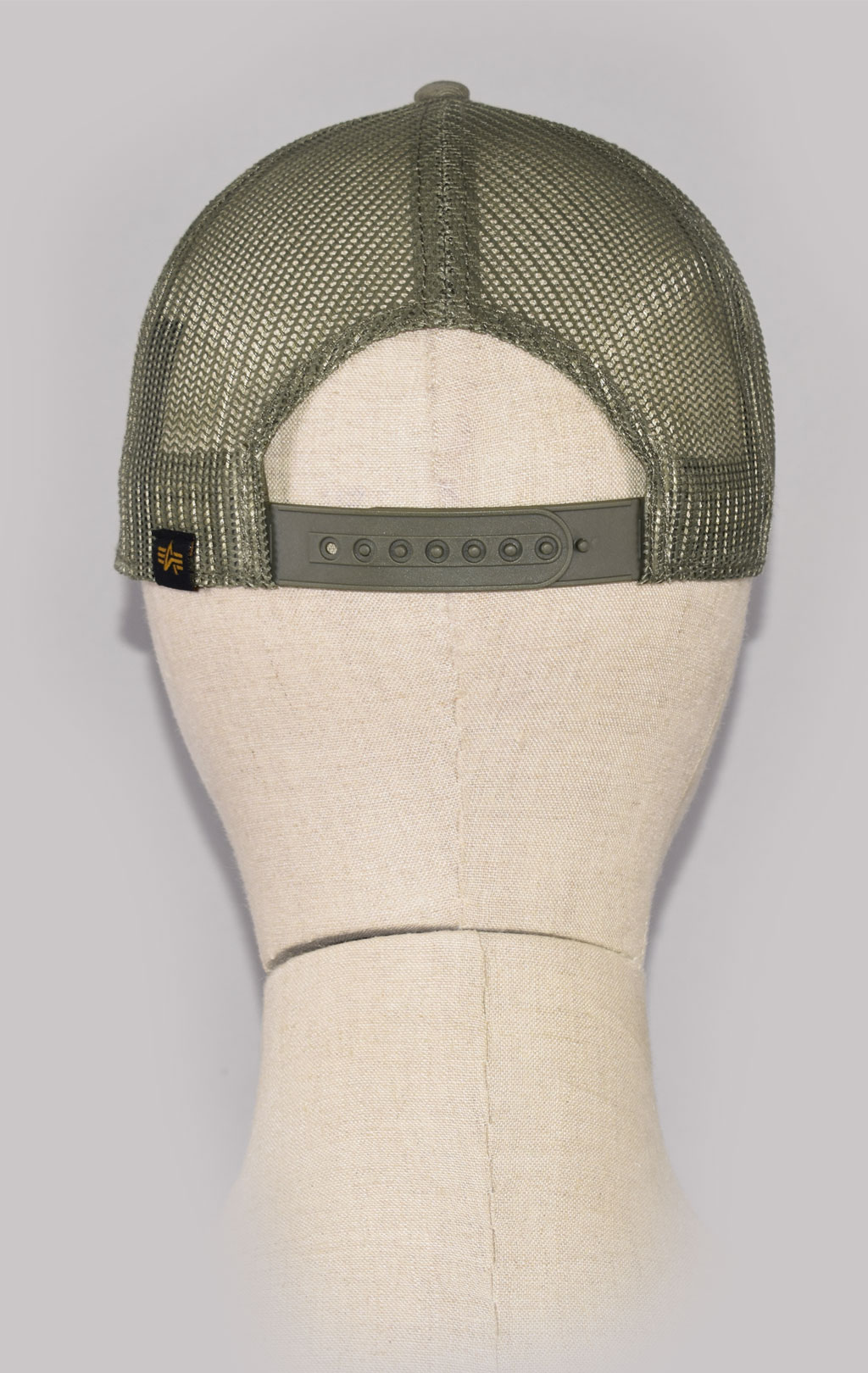 Бейсболка ALPHA INDUSTRIES TRUCKER CAP SMALL LOGO dark green 