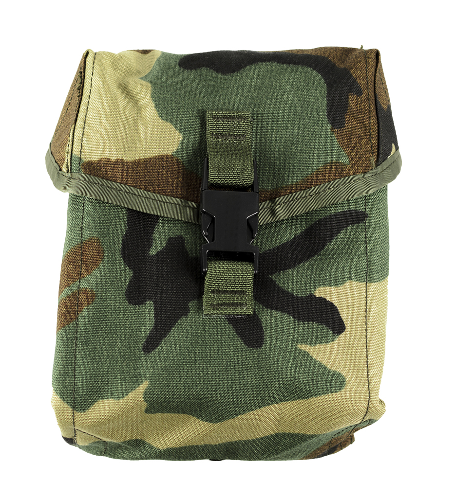 Подсумок магазинный 200 Round MOLLE Saw Gunner woodland США