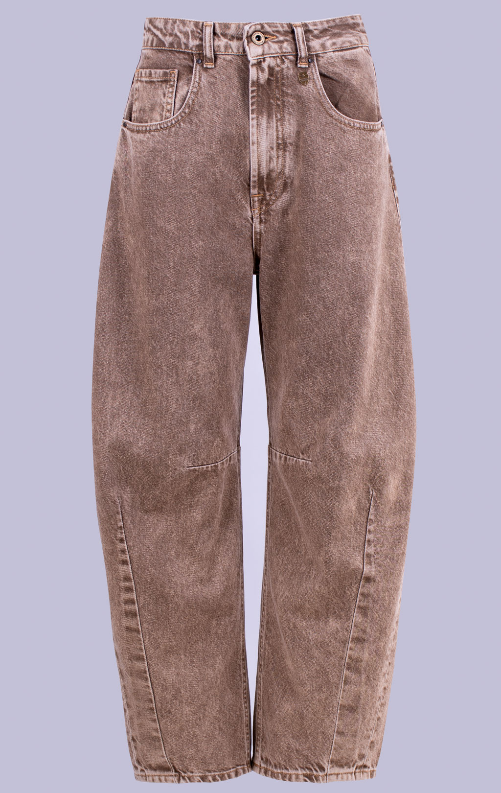 Женские джинсы AERONAUTICA MILITARE BARREL FW 26/27/IT silver mink (PJ 0217) 