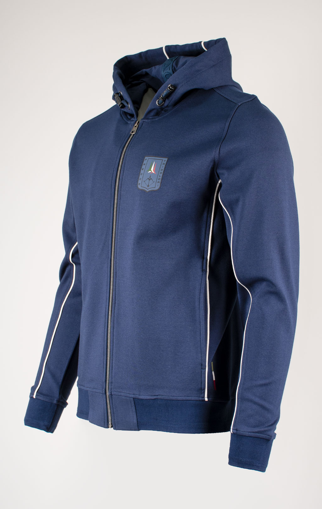 Толстовка с капюшоном AERONAUTICA MILITARE FW 25/26/TR blue navy (FE 2064) 