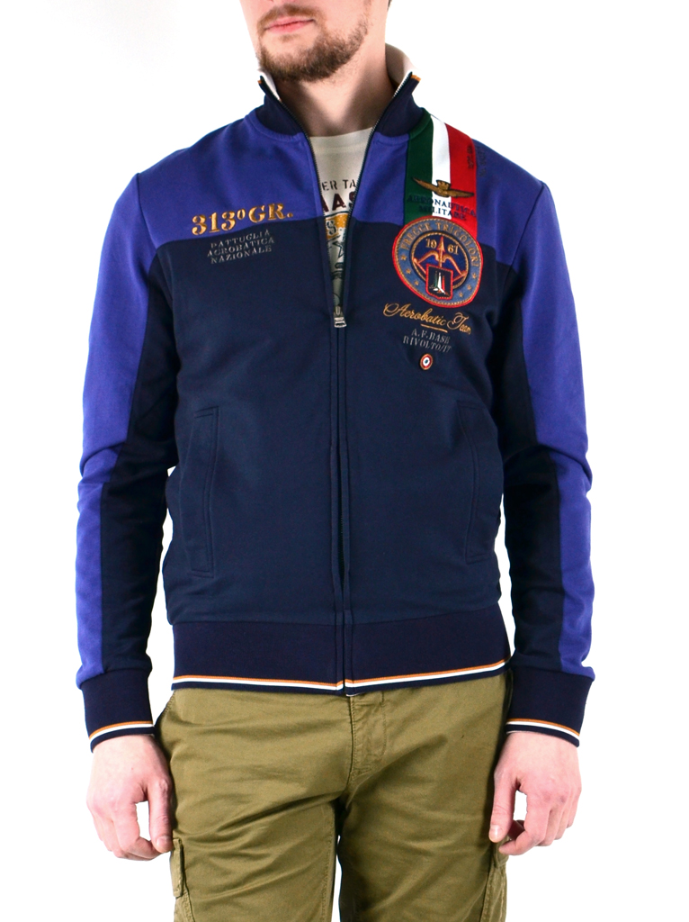 Толстовка AERONAUTICA MILITARE inchiostro/blue (FE 1245) 