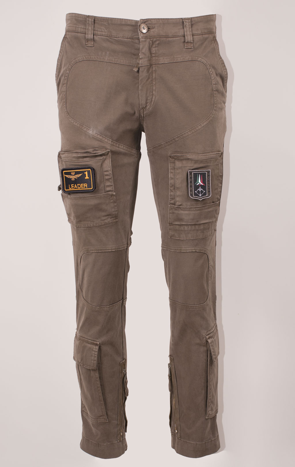 Брюки-карго AERONAUTICA MILITARE ANTI-G плотные FW 24/25/AL light mud (PA 1557) 