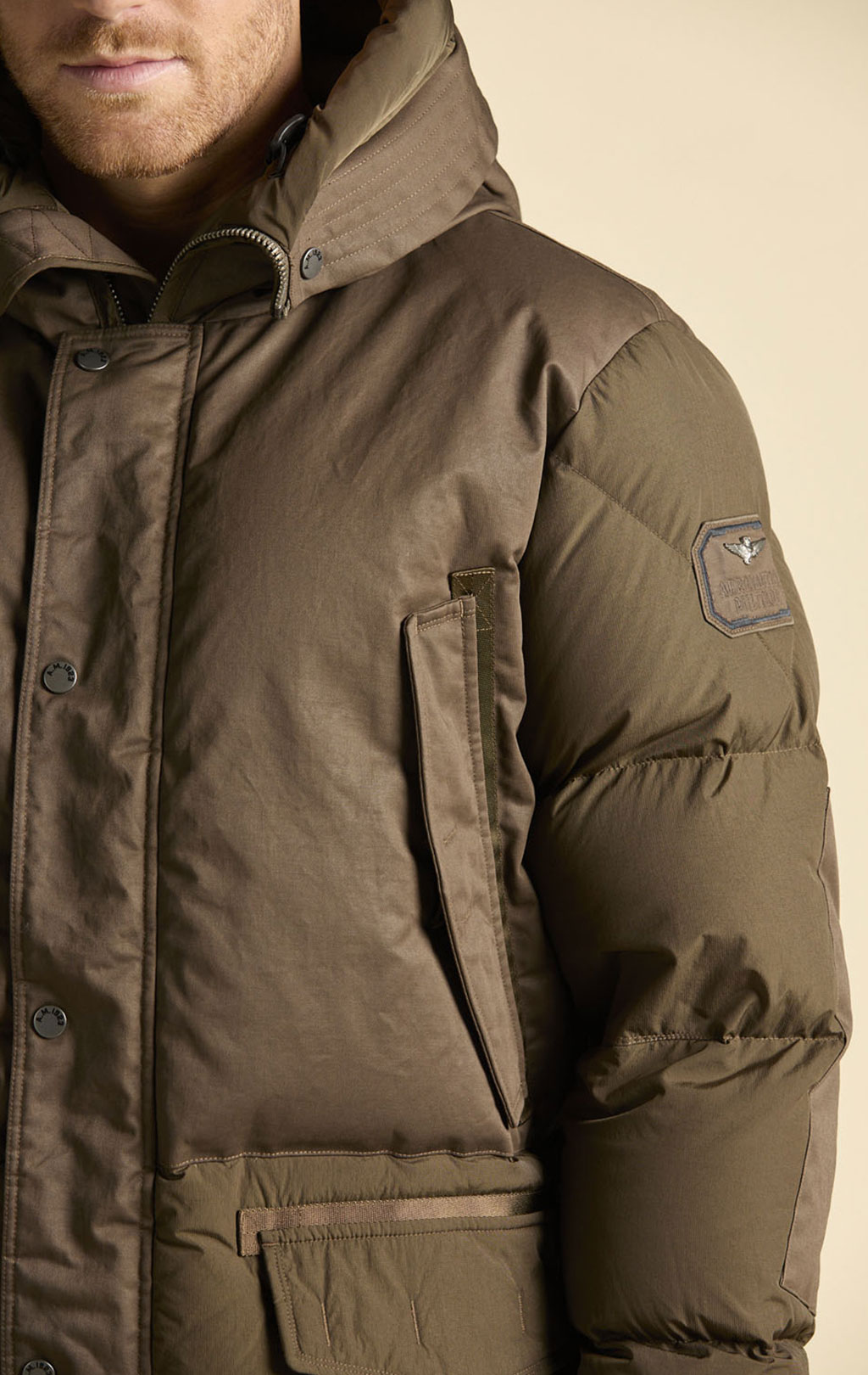 Куртка-парка AERONAUTICA MILITARE FW 26/27/CN chestnut brown (AB 3082) 