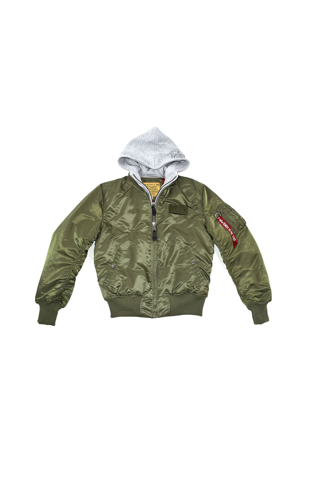 Куртка-бомбер лётная ALPHA INDUSTRIES D-Tec MA-1 sage green 