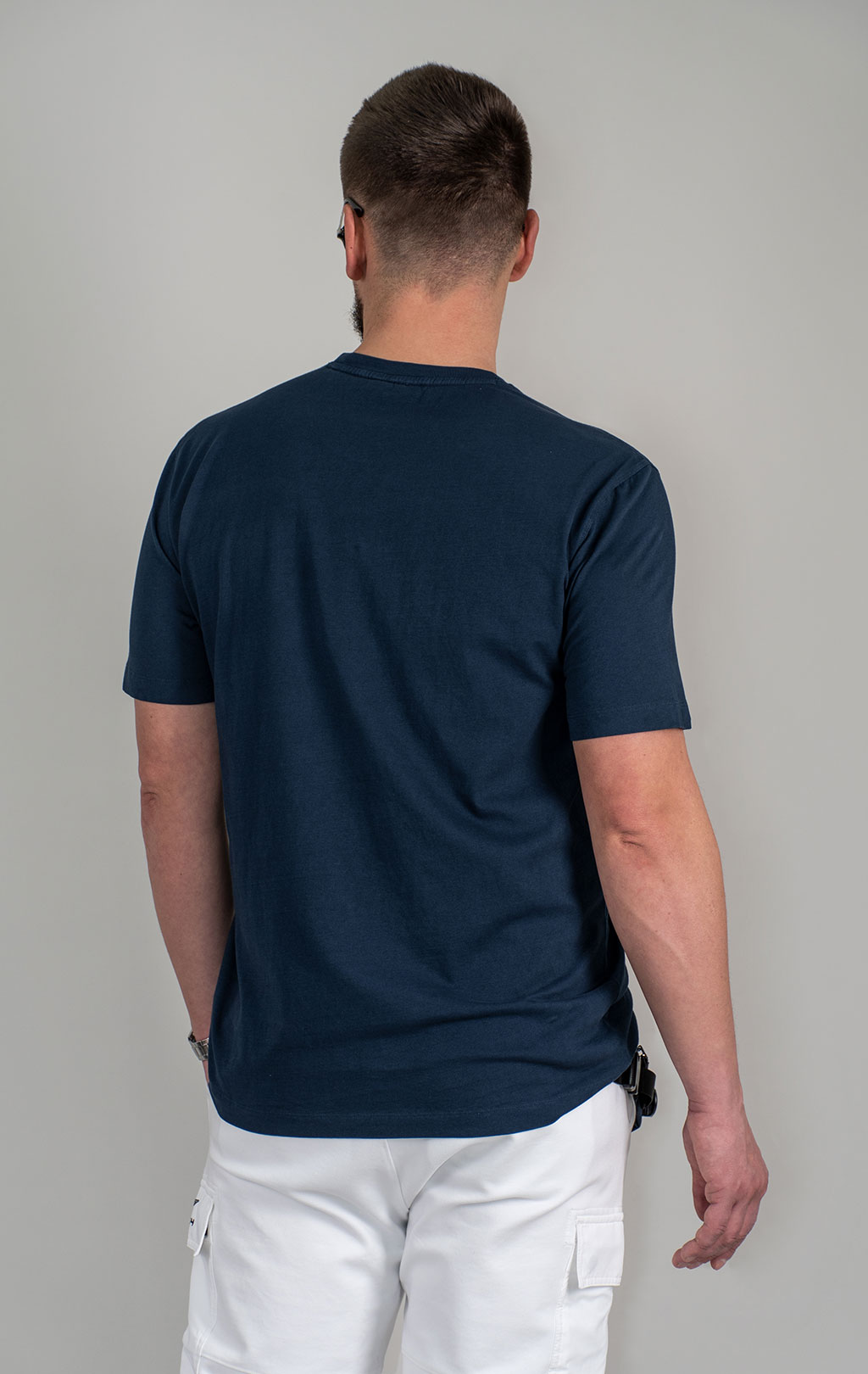Футболка AERONAUTICA MILITARE SS 25 m/TR blue navy washed (TS 2378) 