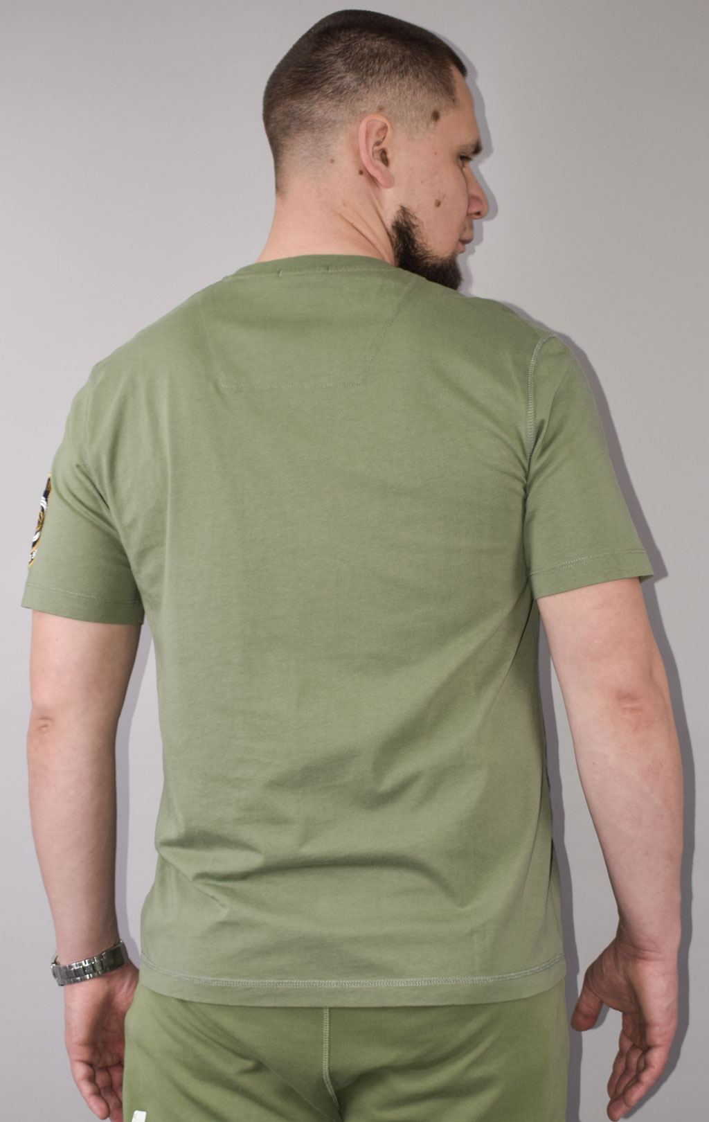 Футболка AERONAUTICA MILITARE SS 23/TR verde militare (TS 2055) 