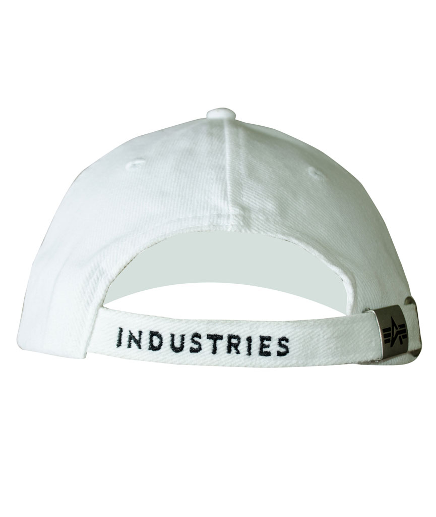 Бейсболка ALPHA INDUSTRIES BIG A CROSS CAP white 