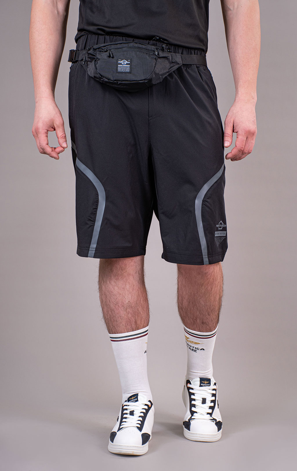 Шорты спортивные Pentagon DRACO полиэстер90%/эластейн10% stretch black 05051 
