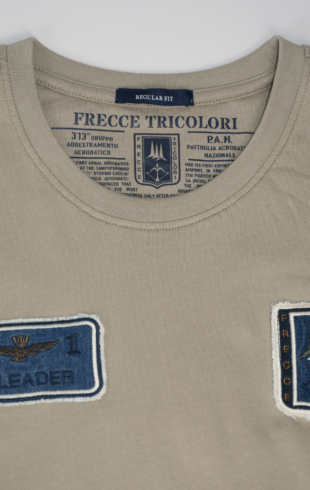 Футболка AERONAUTICA MILITARE SS 25 m/BD dune beige (TS 2411) 