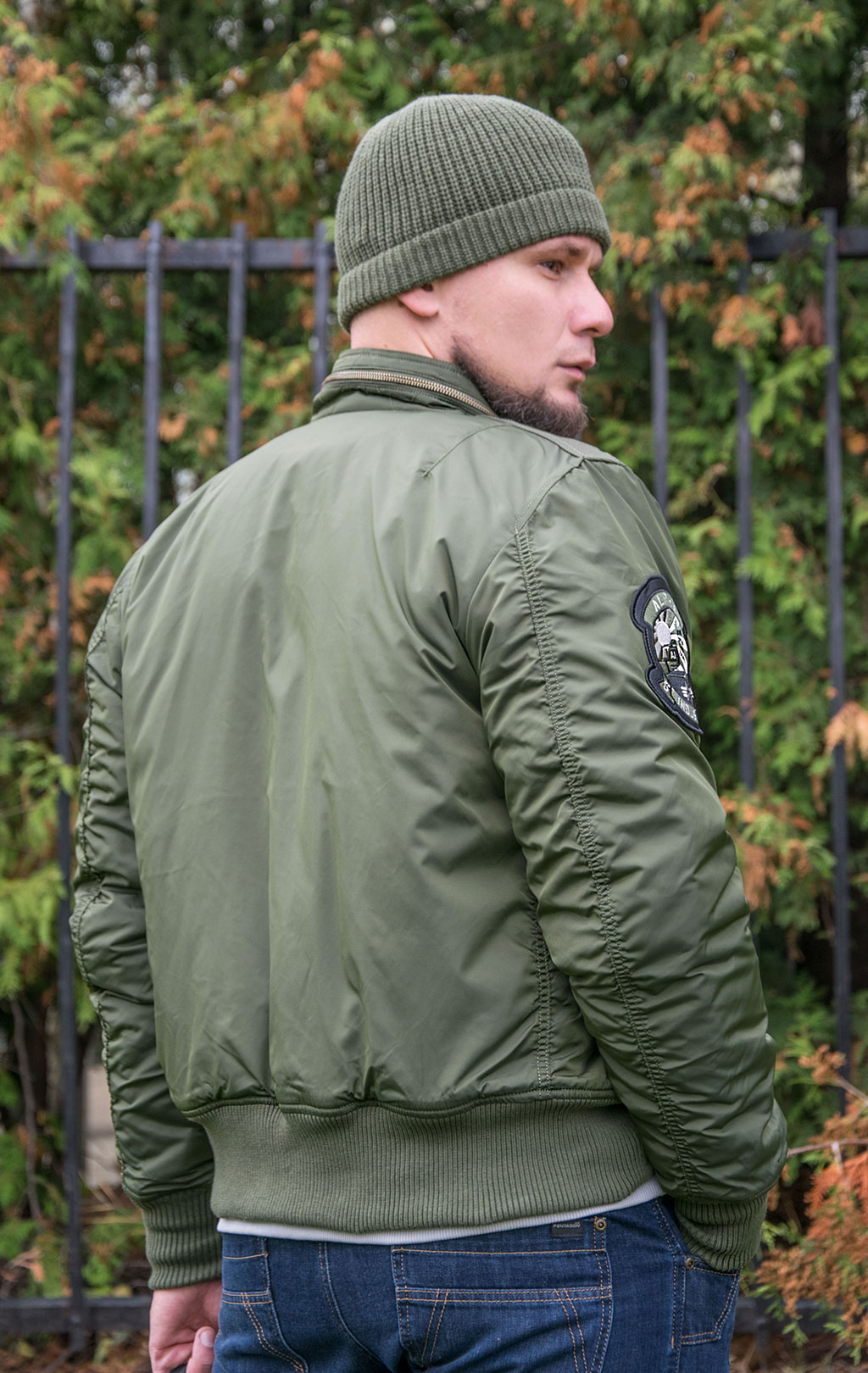 Куртка ALPHA INDUSTRIES ENGINE dark green 