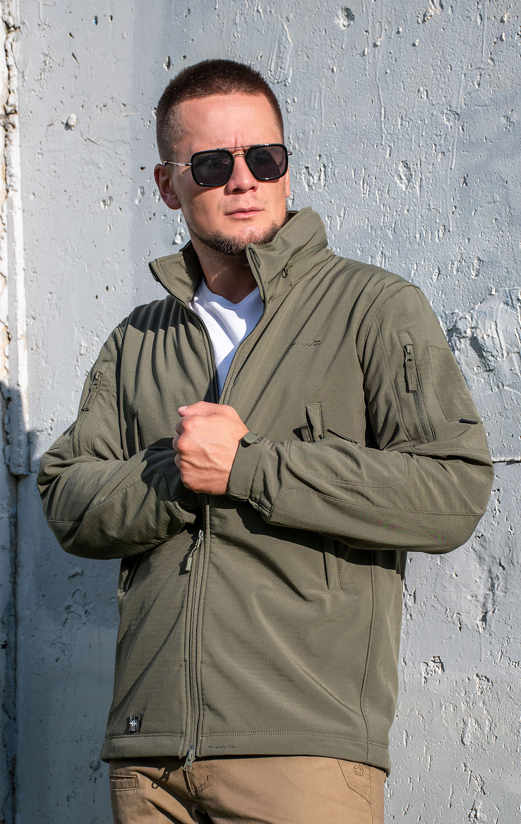 Куртка тактическая softshell Pentagon мембрана ARTAXES Soft Shell olive 06 08011 