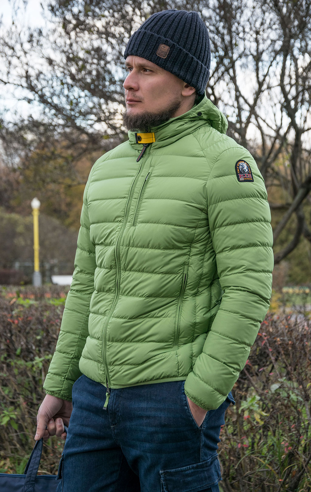 Куртка-пуховик лёгкая PARAJUMPERS LAST MINUTE FW 21/22 bud green 