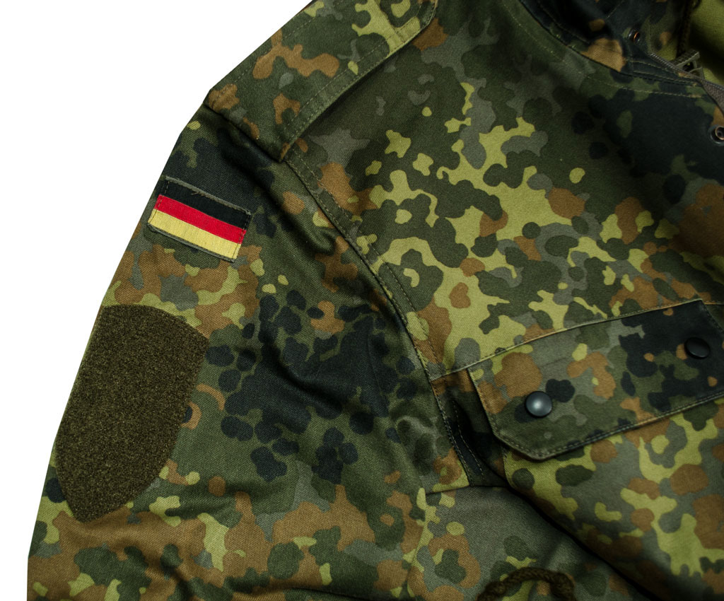 Парка с подстёжкой flecktarn б/у Германия