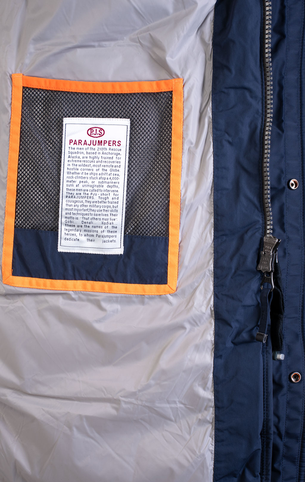 Куртка-пуховик PARAJUMPERS LONG BEAR MAN FW 25/26 blue navy 
