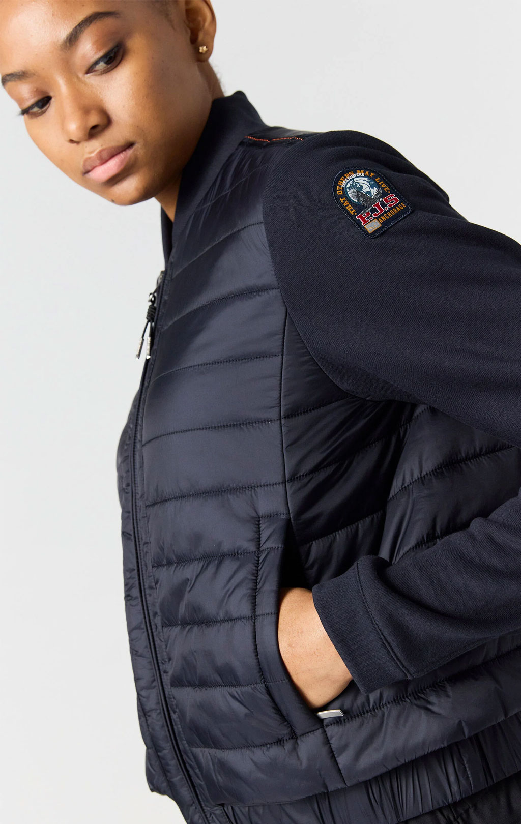 Женская куртка-пуховик лёгкая PARAJUMPERS LORETTA FW 25/26 black 