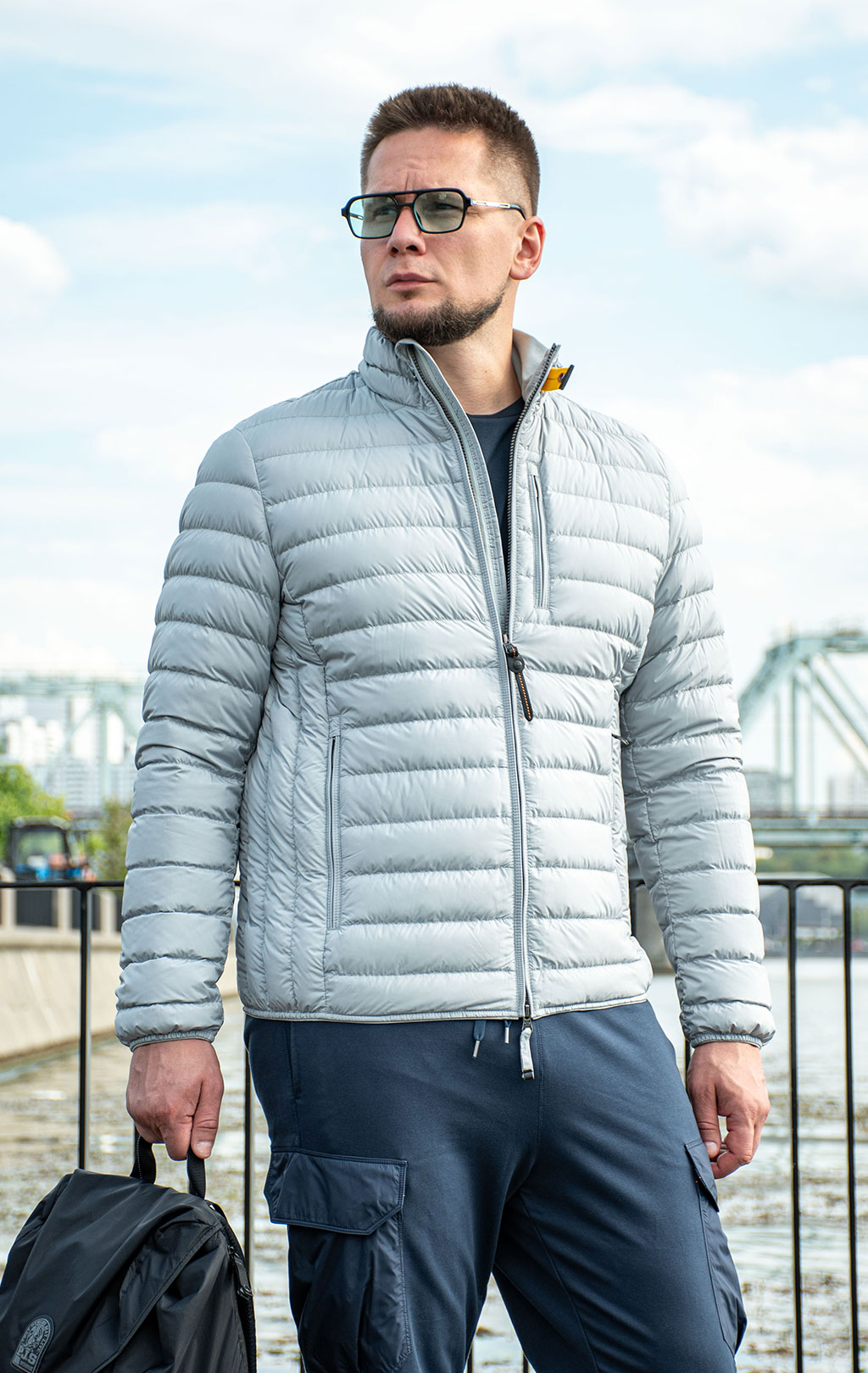 Куртка-пуховик лёгкая PARAJUMPERS UGO SS 25 m moonstruck 