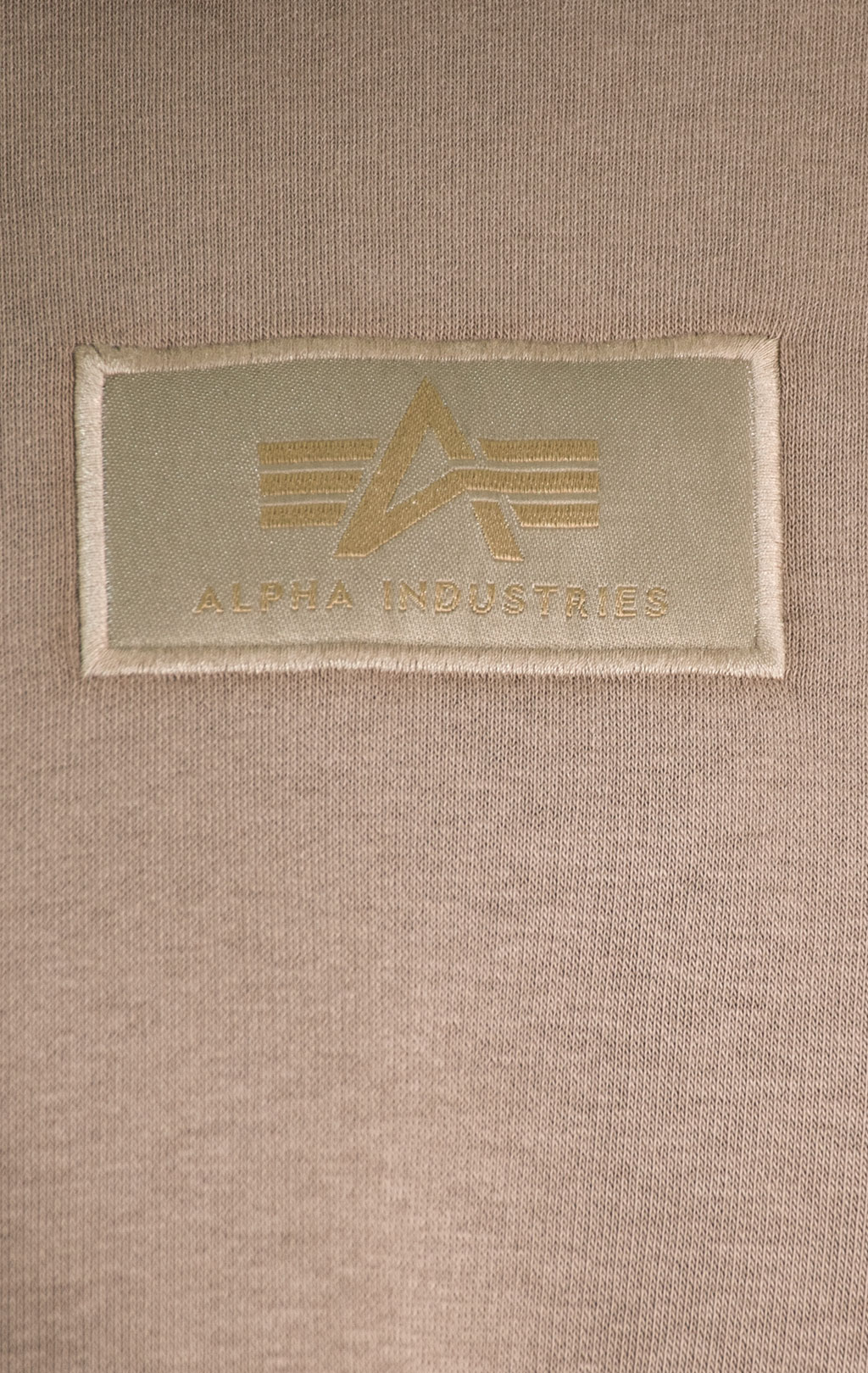 Толстовка ALPHA INDUSTRIES BACK PRINT HOODY vintage sand 