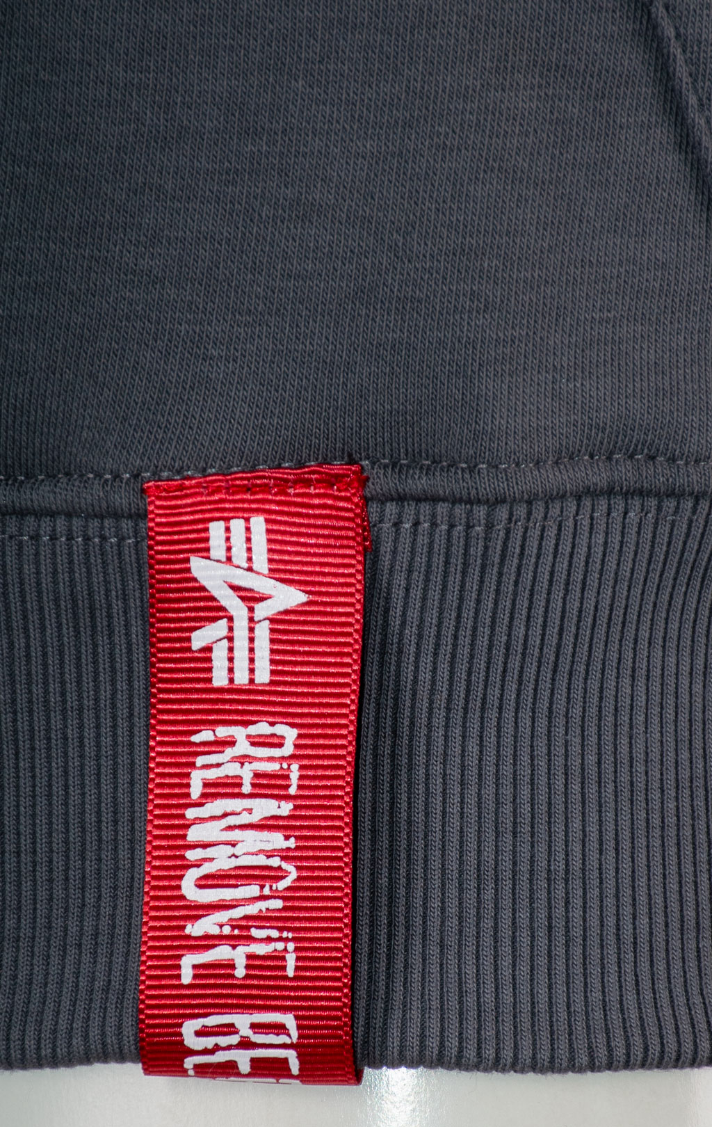 Толстовка ALPHA INDUSTRIES BASIC ZIP HOODY greyblack 