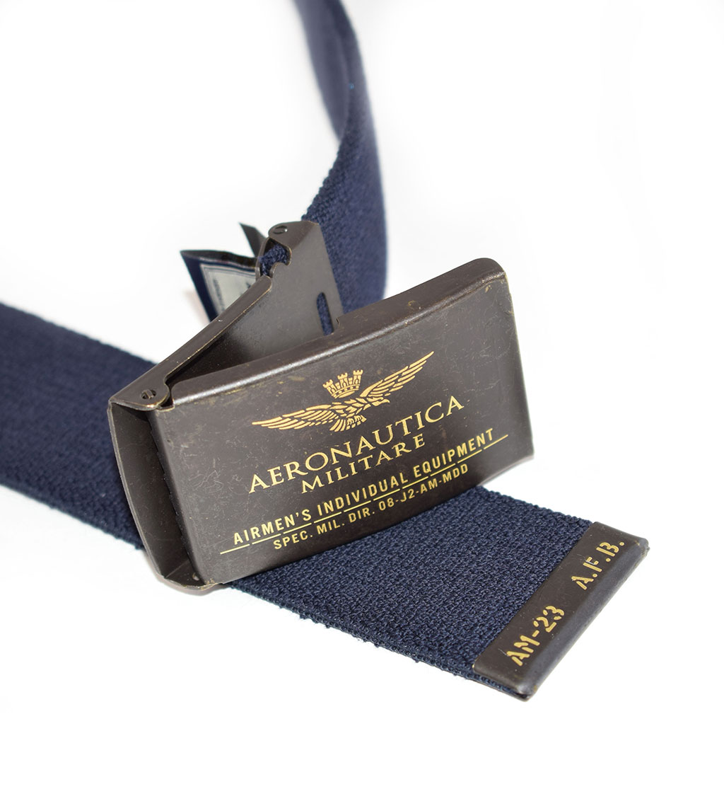 Ремень эластичный AERONAUTICA MILITARE FW 19/20 blue navy (CI 253) 