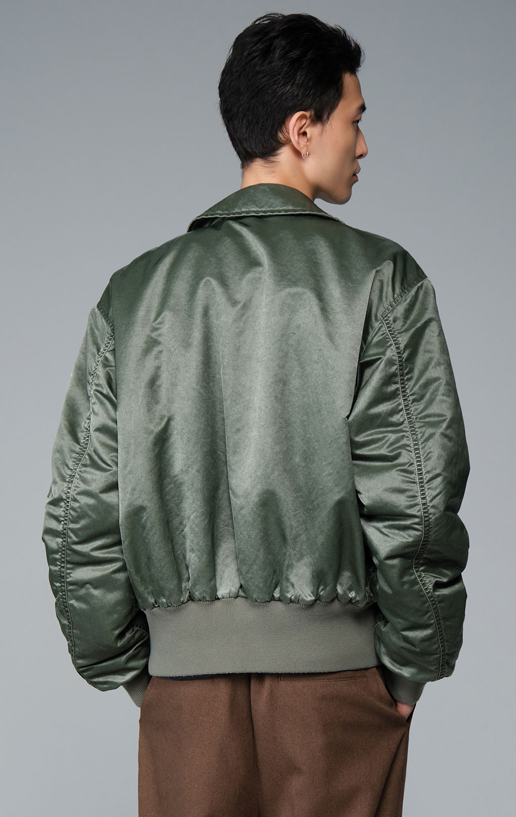 Куртка лётная ALPHA INDUSTRIES CWU 45/P HERITAGE FIT FLIGHT JACKET (BATTLEWASH) FW 26/27 deep forest 