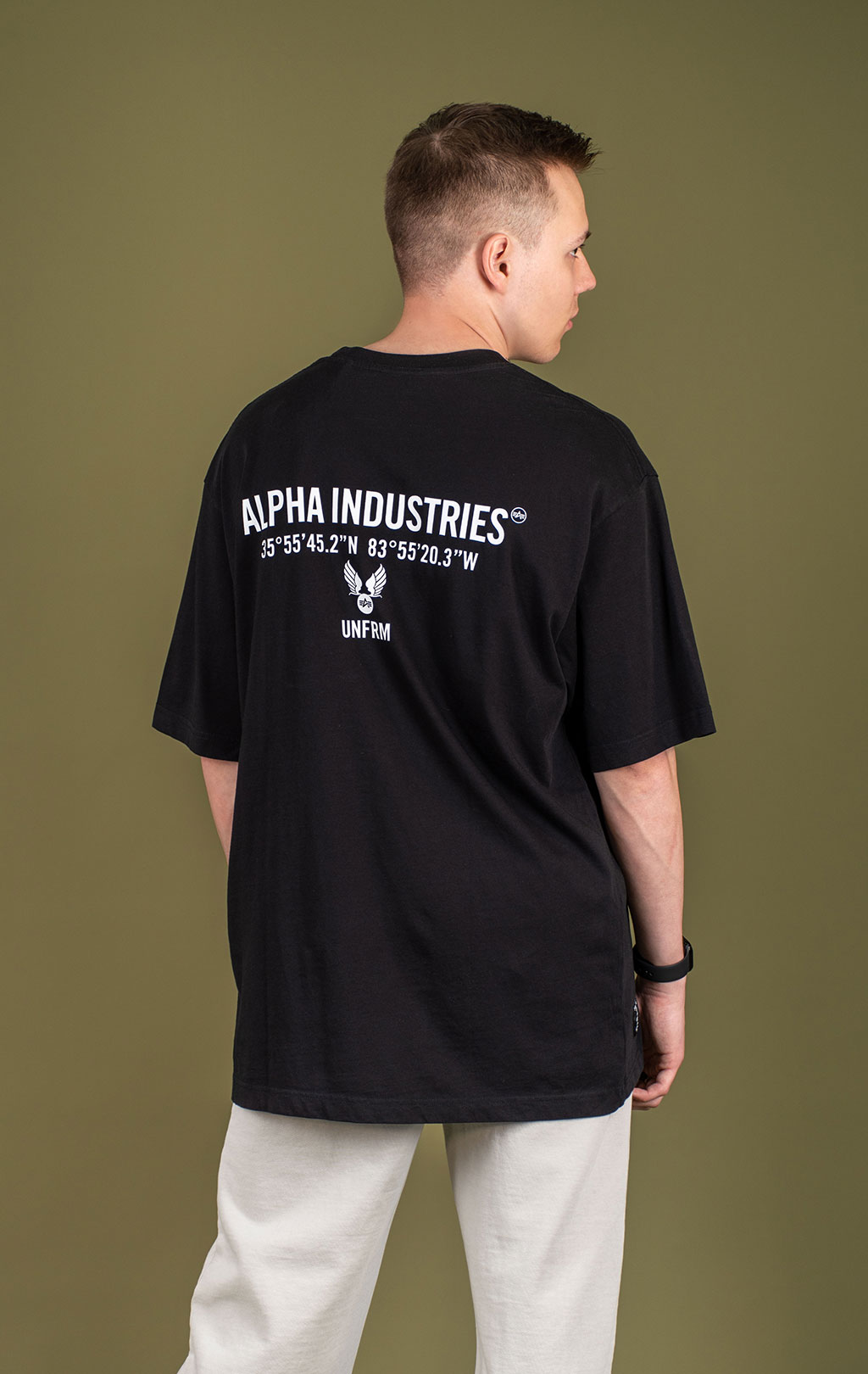 Футболка ALPHA INDUSTRIES UNFRM AIR CAVALRY TEE SS 25 m black 