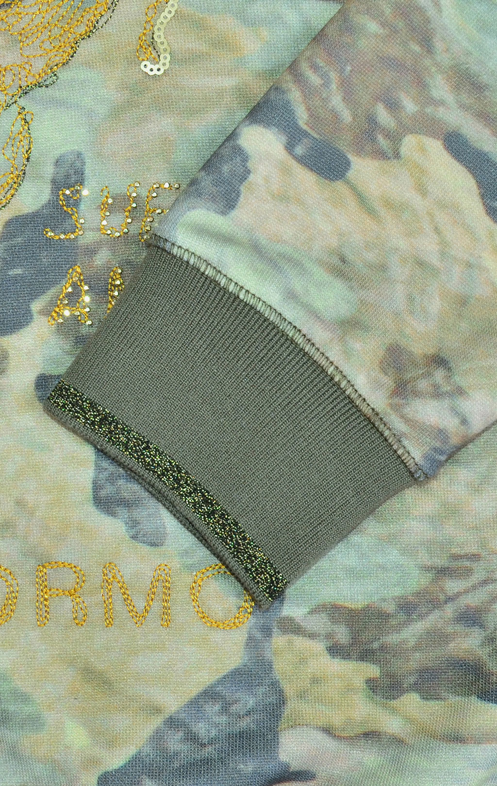 Женский свитшот AERONAUTICA MILITARE camouflage beige (FE 1224) 